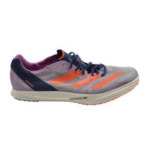Adidas Adizero Avanti TYO Track Shoes Gray Orange GX6678‎ Size 11